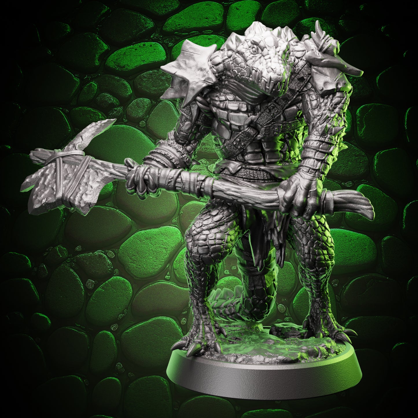 Crocodile Fighter Warband | Greataxe | Medium (1in base) | 5e