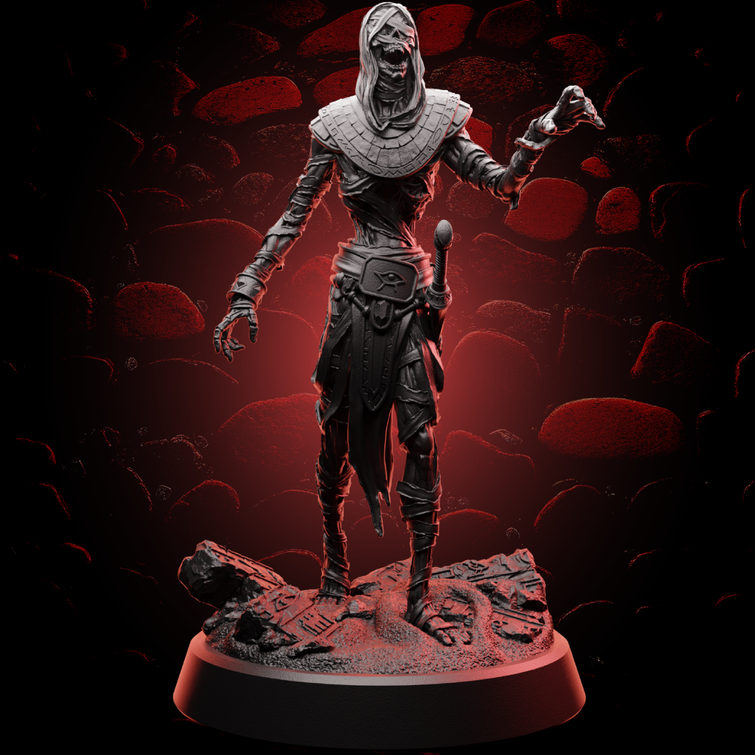 Mummy - Pose 1 - Medium (1in base)