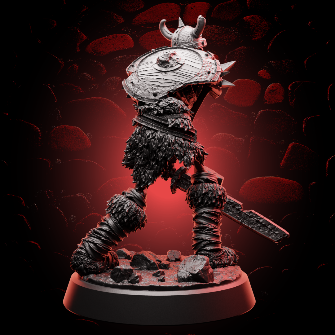 Skeleton Warrior - Medium (1in base)
