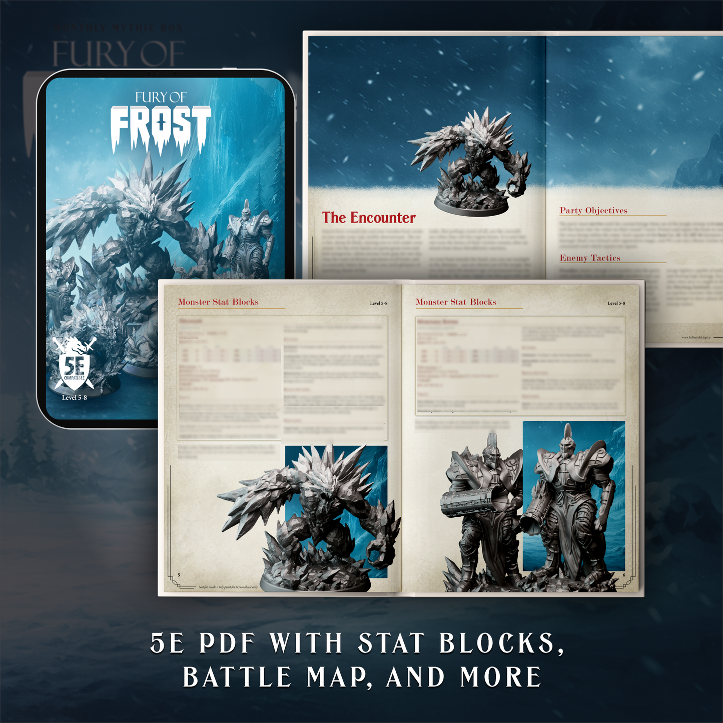 Holiday 2025 Mythic 5e Encounter Bundle - 2 Winter Encounters in 1