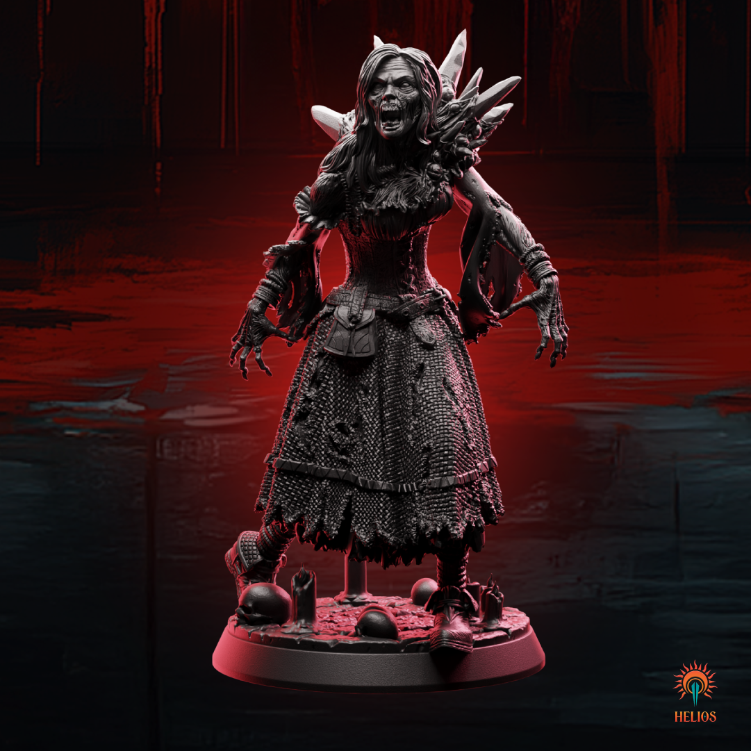Front view of the February 2025 Mythic Box failed experiment miniature.
