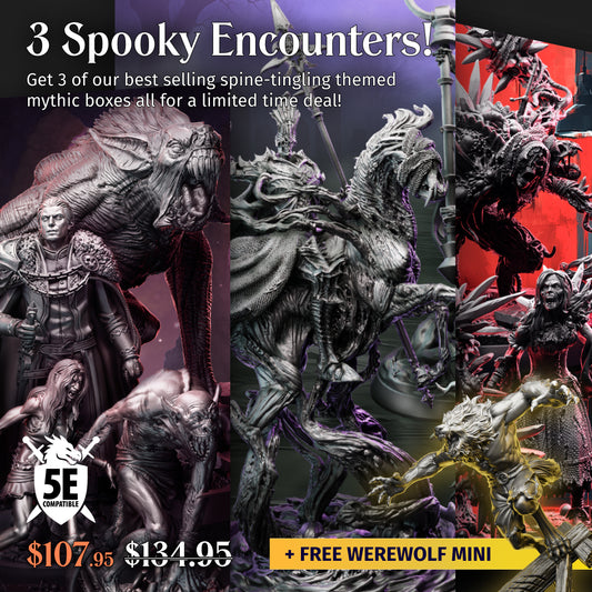 Halloween 2025 5e Encounter Bundle - 3 Spooky Encounters in 1 + Exclusive Mini!