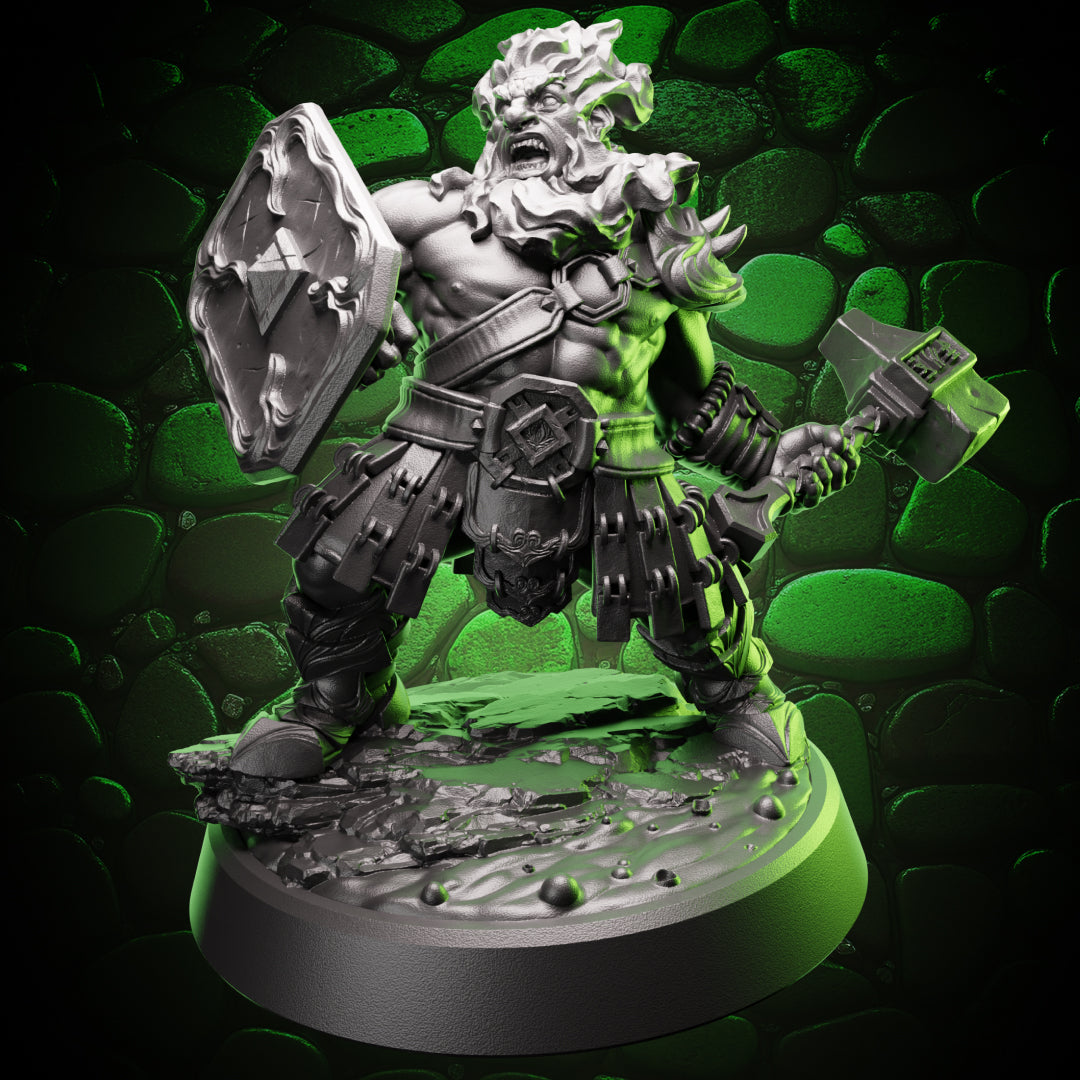 Dwarf Fighter | Hammer & Shield | 5e