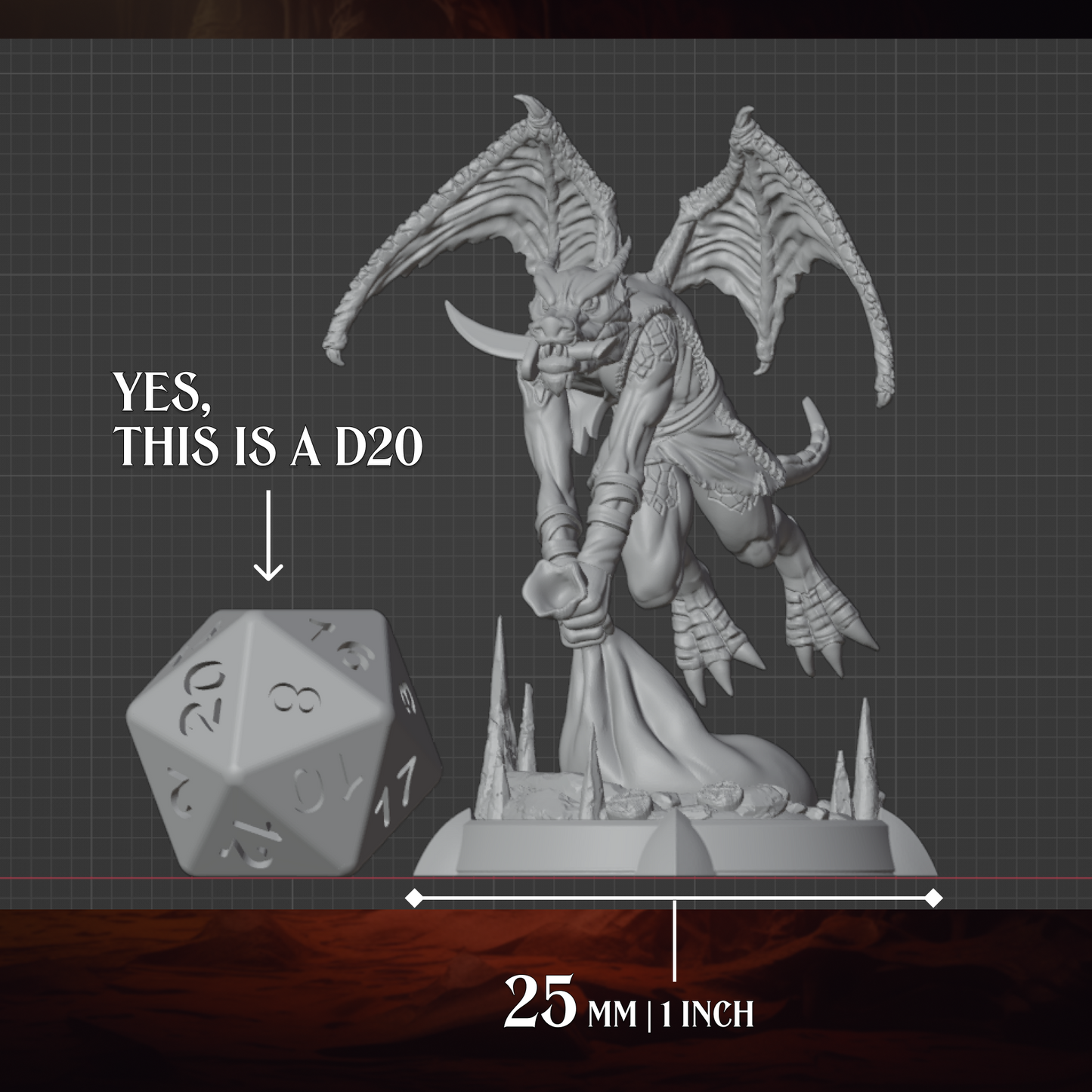 Winged Kobold Thief | Medium (1in base) | 5e