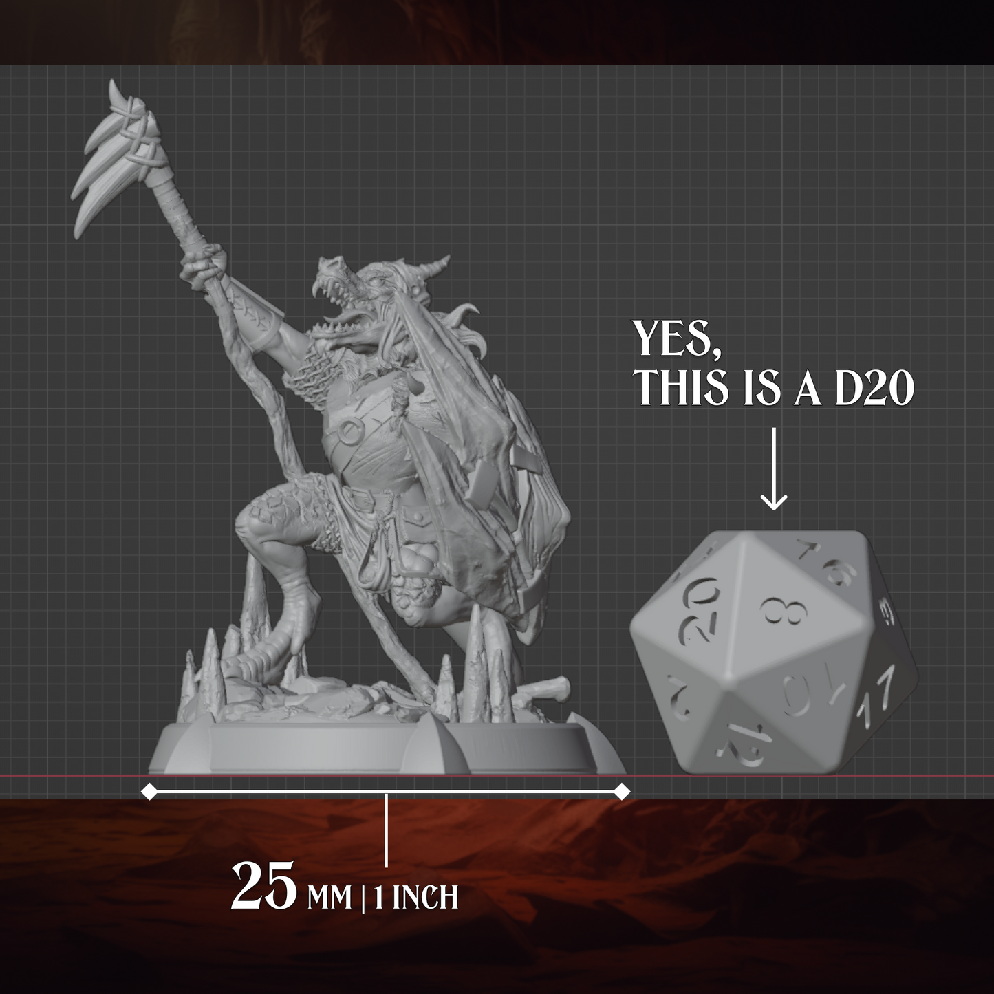 Kobold Warrior | Warpick & Shield | Medium (1in base) | 5e