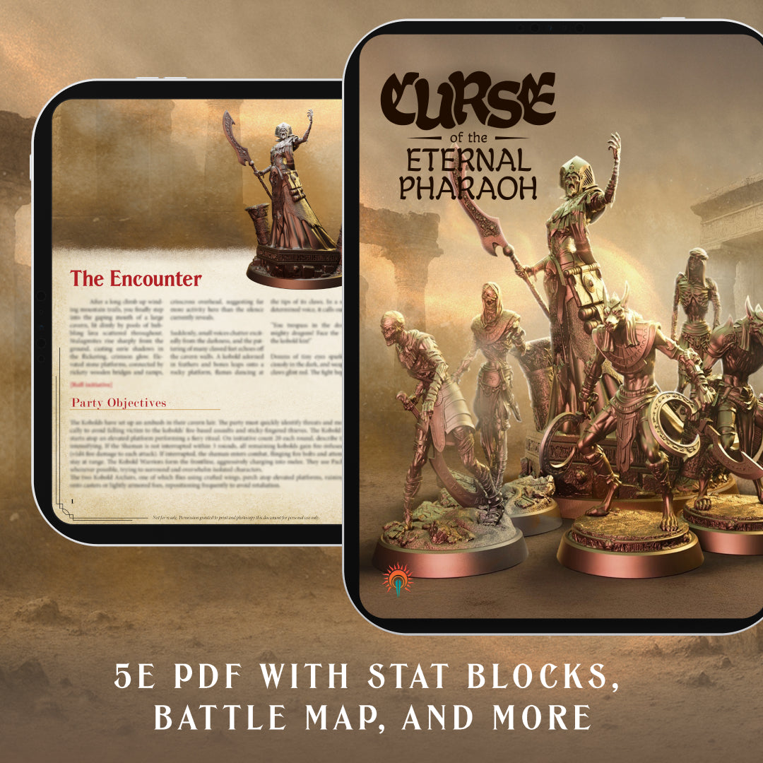 Curse of The Eternal Pharoah | Mythic Box | 5e Combat Encounter