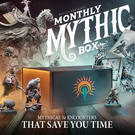 Monthly Mythic Box Subscription - 5e compatible encounters that save DMs prep time
