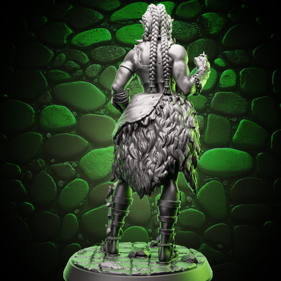 Orc Monk | Spiked Gauntlets | 5e