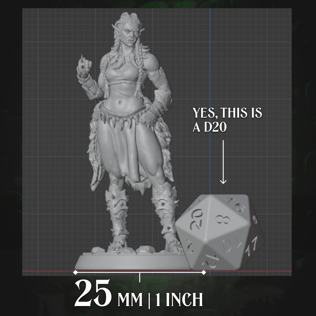 Orc Monk | Spiked Gauntlets | 5e