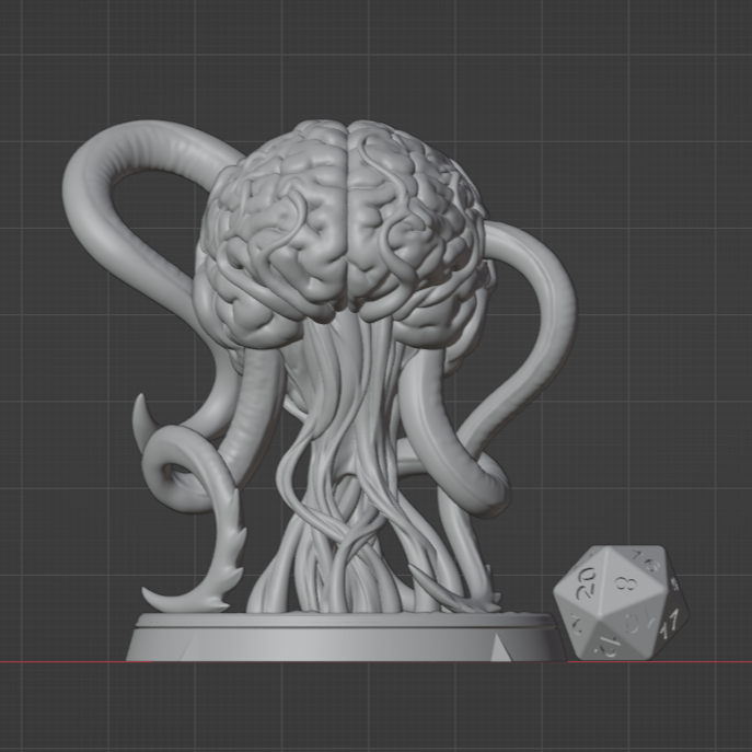 Psionic Brain - Large (2in base)