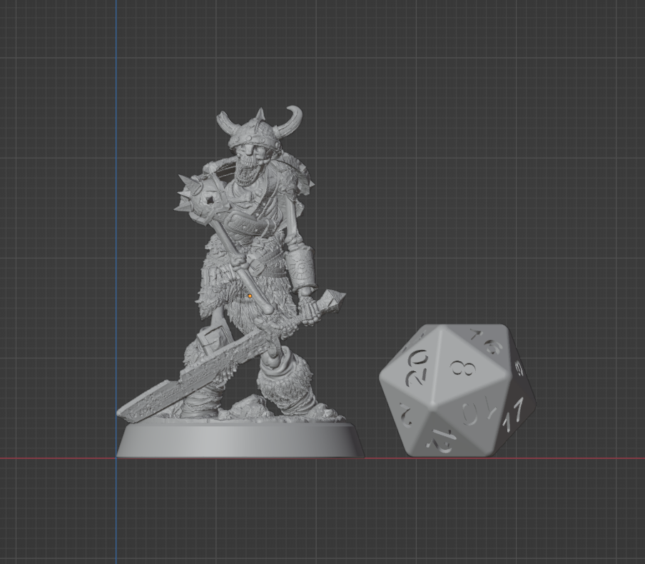 Skeleton Warrior - Medium (1in base)