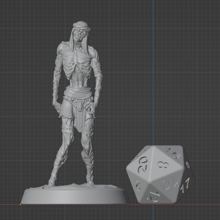 Mummy - Pose 2 - Medium (1in base)