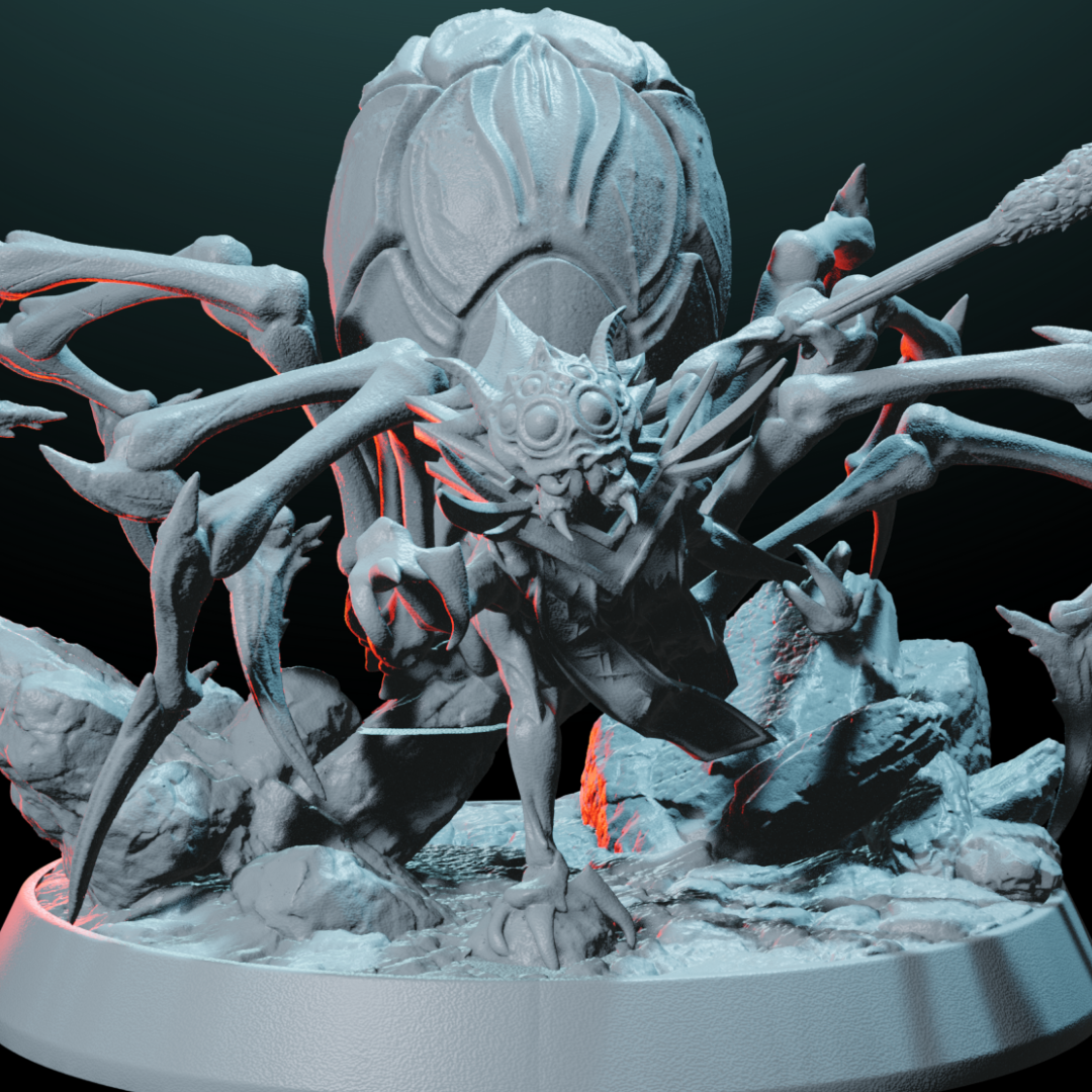 Spider Shaman - Large (2in base)