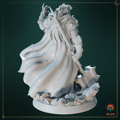 Dragonborn Paladin Miniature for TTRPG | Helios Tabletop
