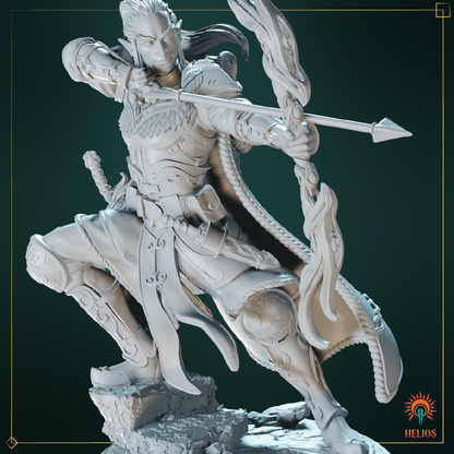 Male Elf Ranger Mini - Woodland Archer | Helios Tabletop
