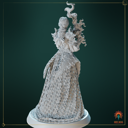 Female Human Sorcerer Miniature - Arcane Magic | Helios Tabletop