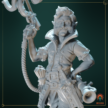 Male Halfling Rogue Mini - Master of Shadows | Helios Tabletop