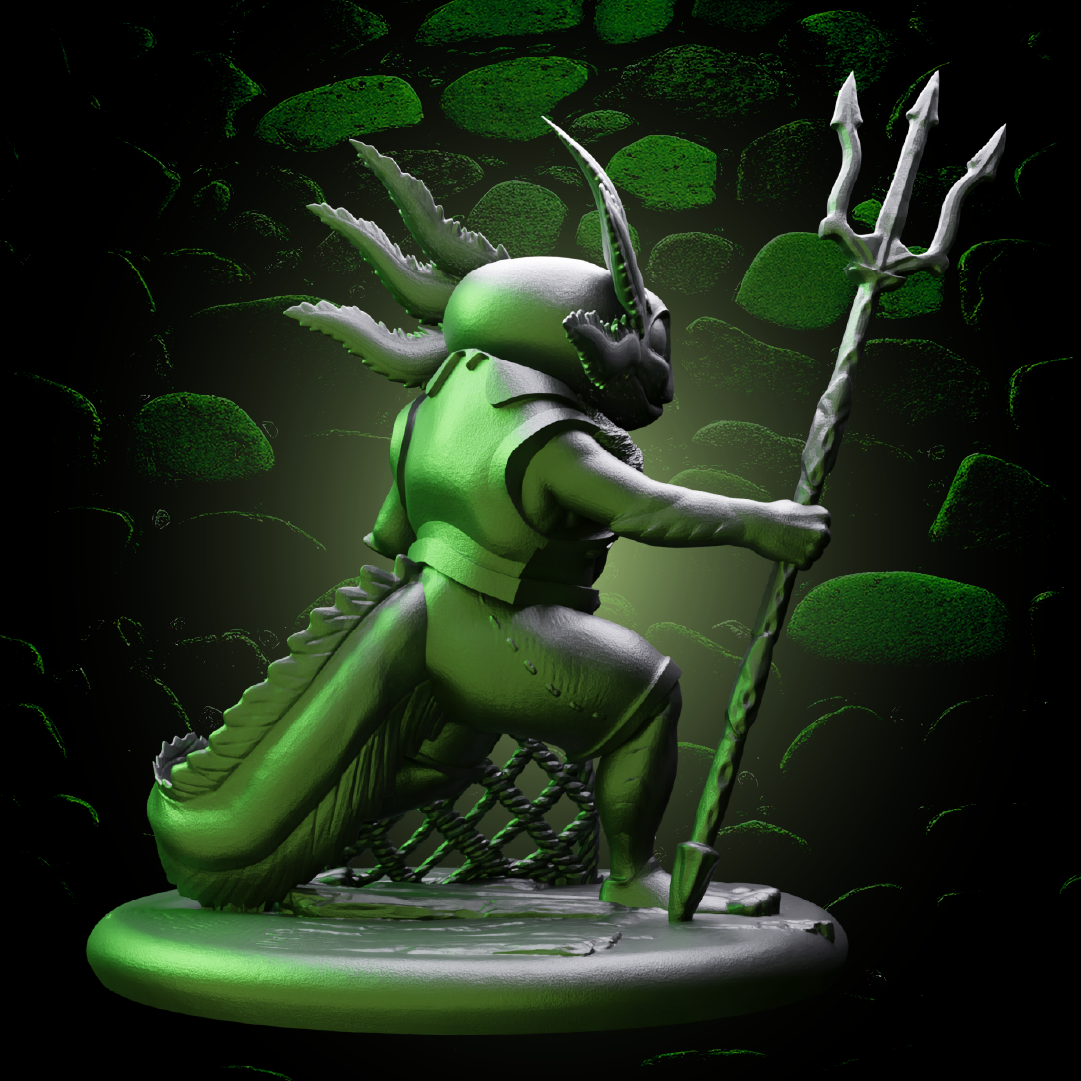 Axolotl Fighter - Trident