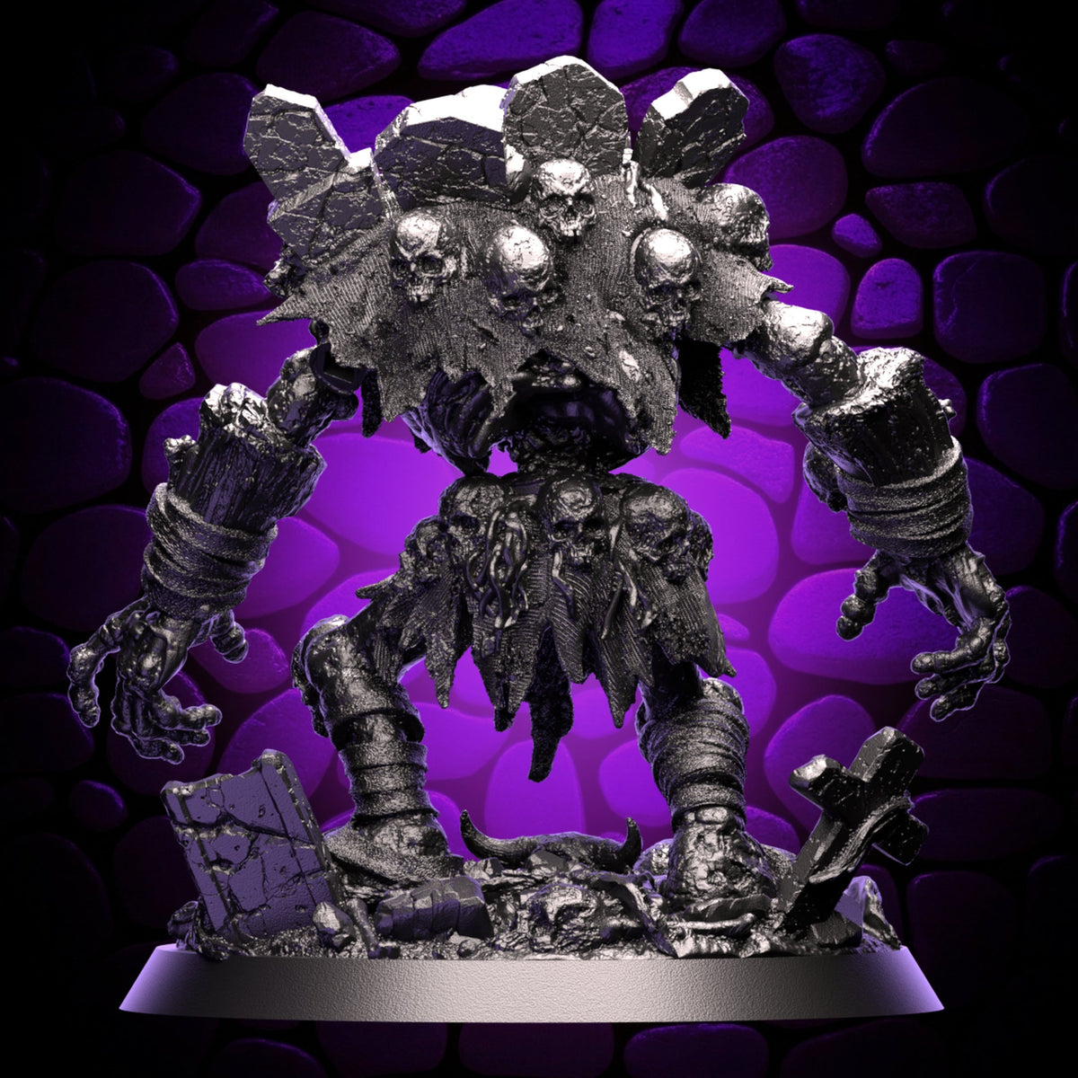 Bone Golem, rear view
