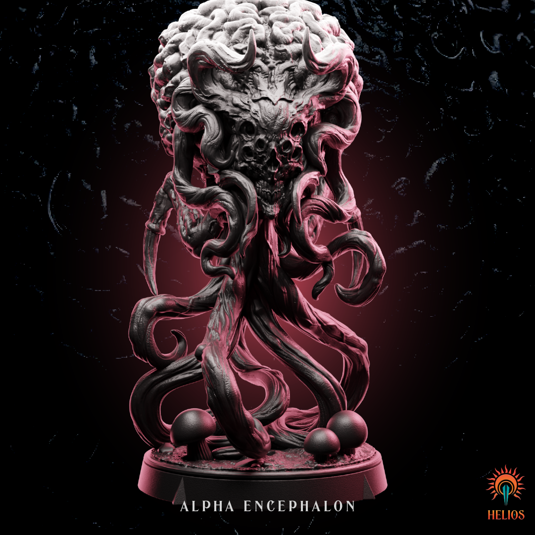 Mindflayer mythic box elder brain for D&D and tabletop RPG DM encounters