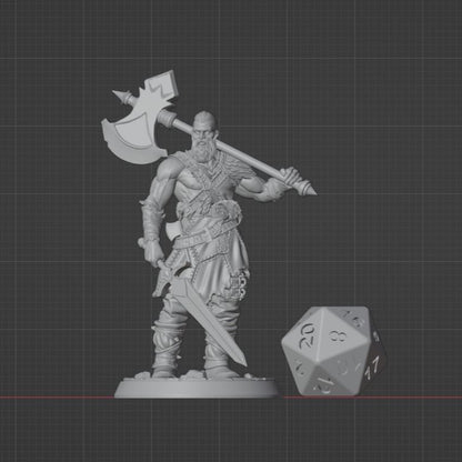 Male Human Barbarian