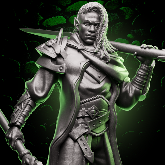Elf Fighter | Dual Short Spears | 5e