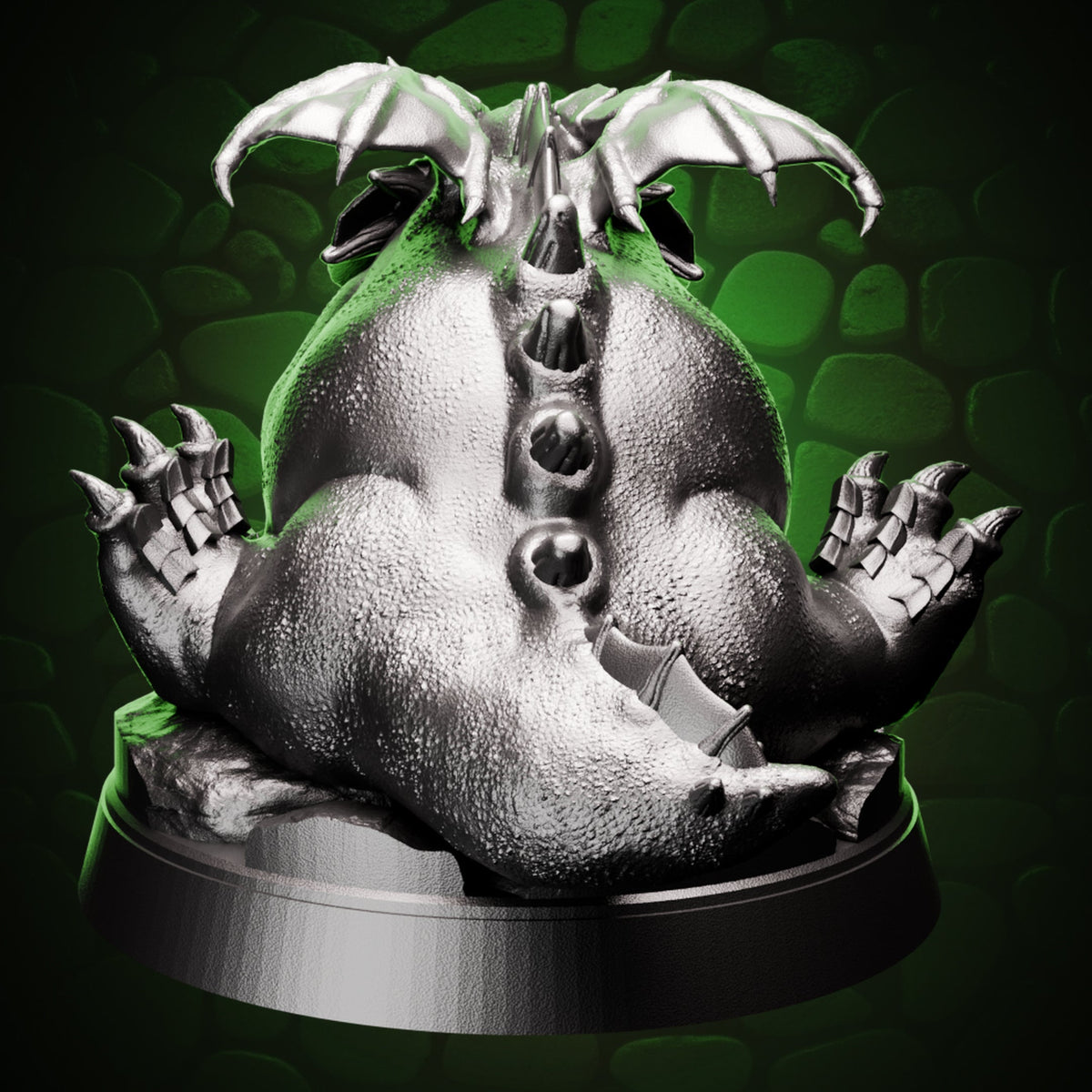 Chonky Dragonling, rear view