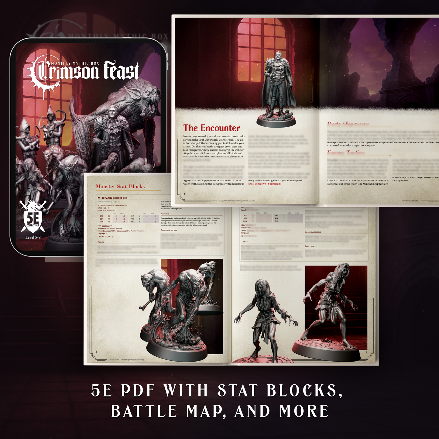 Crimson Feast | Mythic Box | 5e Combat Encounter