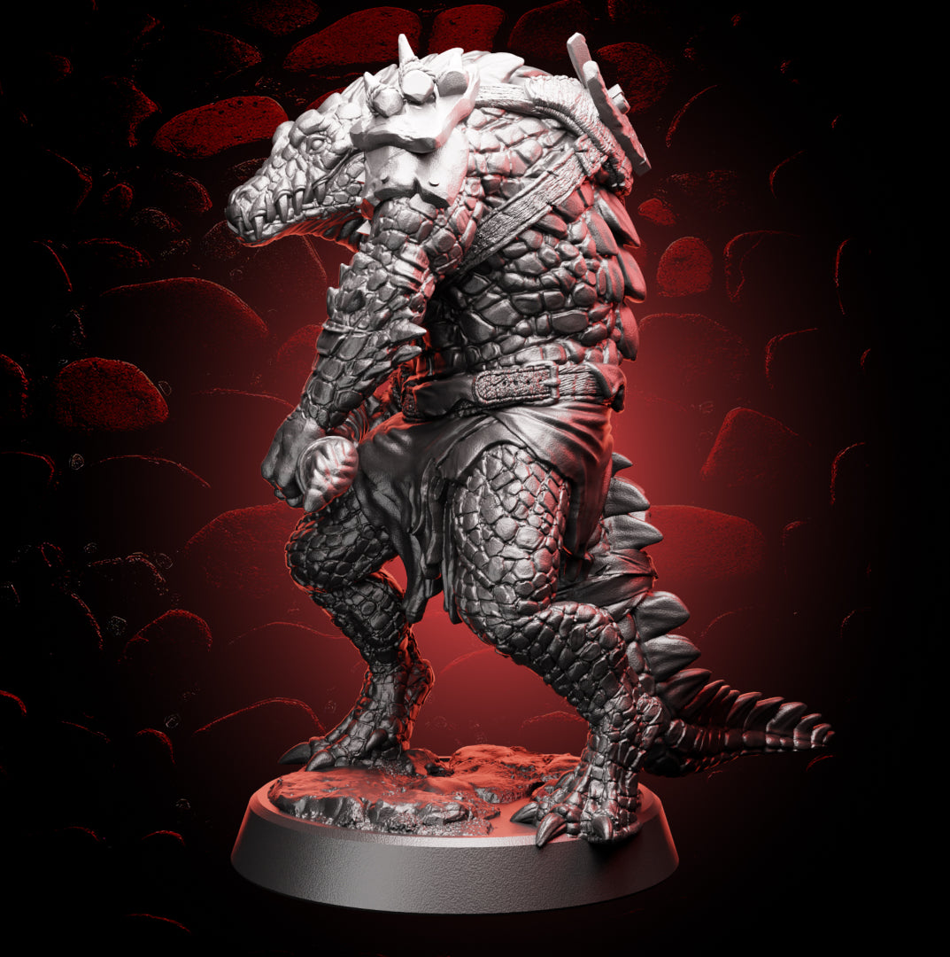 Crocodile Berserker - Greataxe