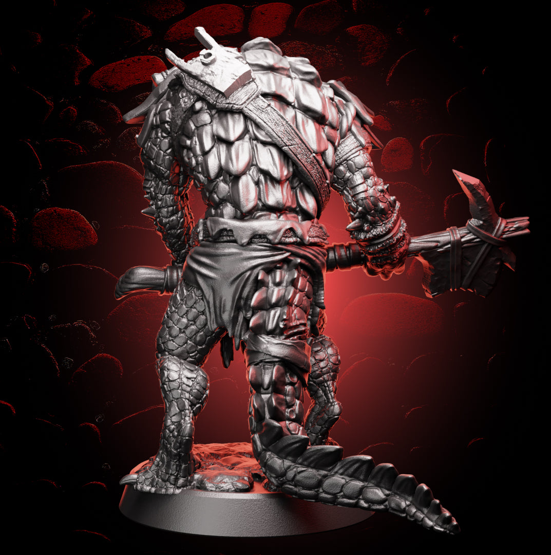 Crocodile Berserker - Greataxe