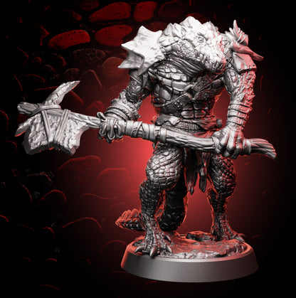 Crocodile Berserker - Greataxe