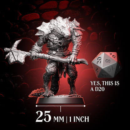 Crocodile Berserker - Greataxe