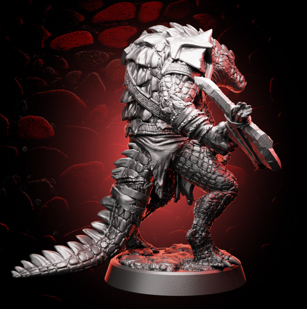 Crocodile Berserker - Greataxe