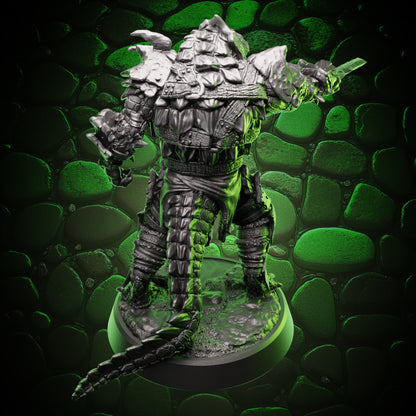Crocodile Fighter Warband | Swords | Medium (1in base) | 5e