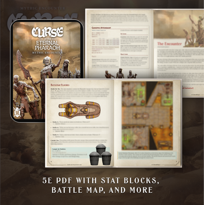 Curse of The Eternal Pharaoh | 5e Ready to Run 5e Mythic Encounter