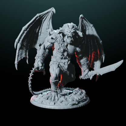Demon Legion General Miniature for TTRPGs | Helios Tabletop
