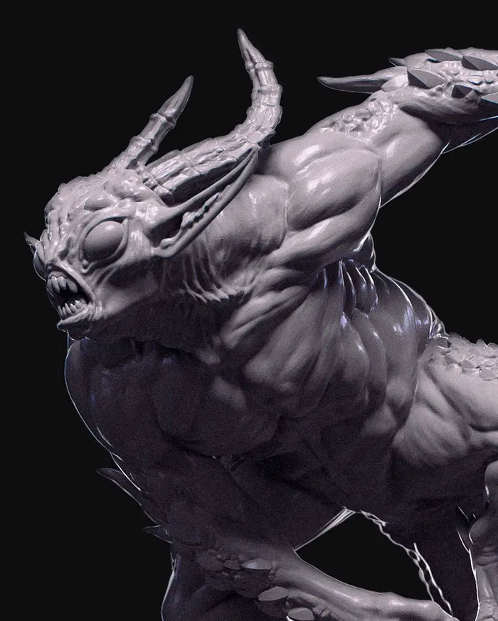 Demon Fiend | Medium (1in base) | 5e