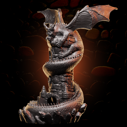 Dragon Guardian Dice Tower for TTRPG | Helios Tabletop