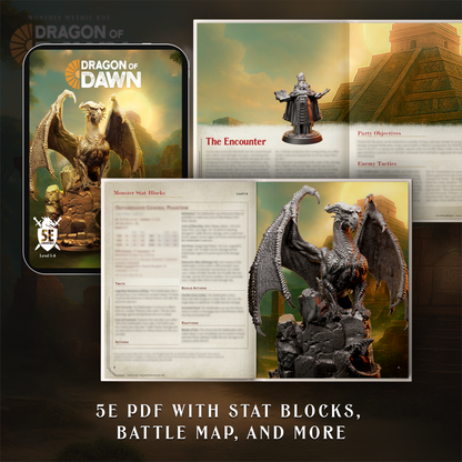 Dragon of Dawn | Mythic Box | 5e Combat Encounter