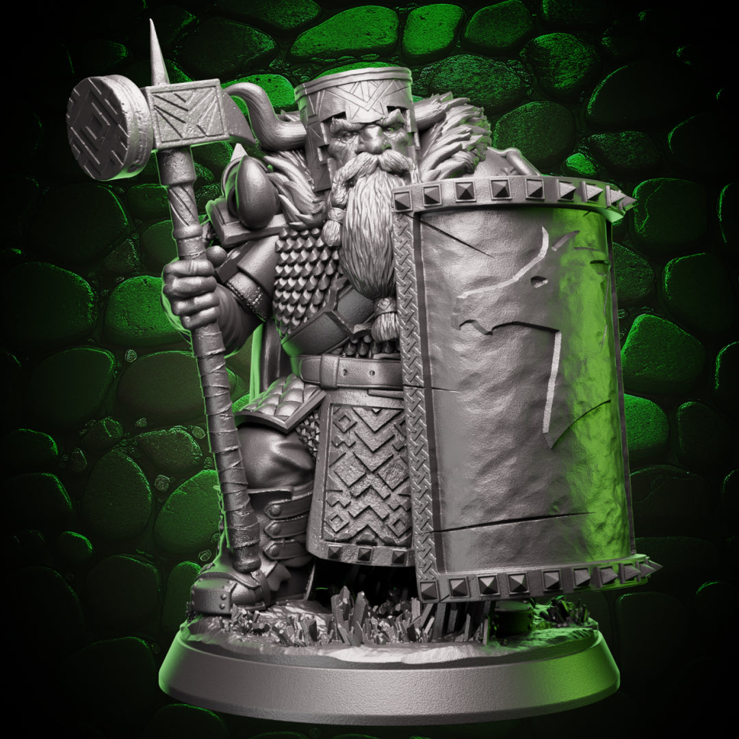 Dwarf Paladin - Shield & Hammer