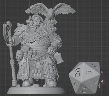 Dwarf Druid - Axe