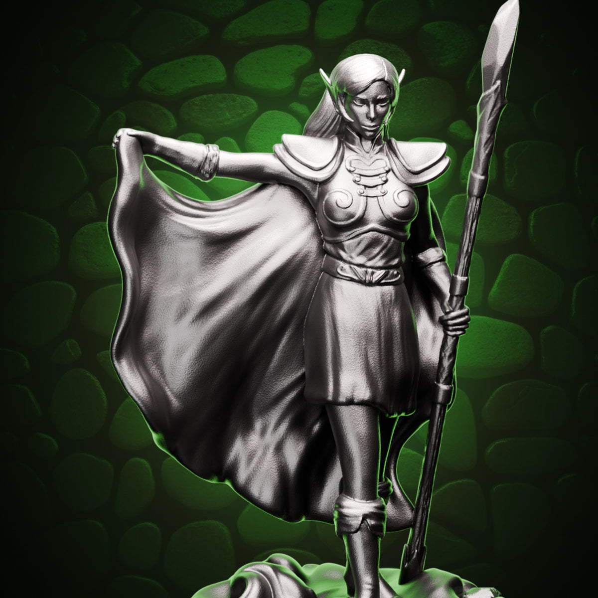 Elf Wizard - Caped Acolyte Cover