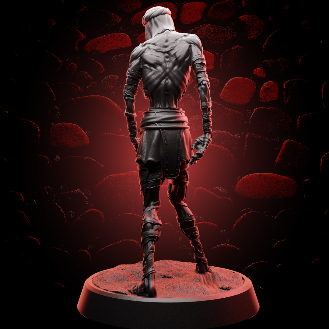 Mummy - Pose 2 - Medium (1in base)
