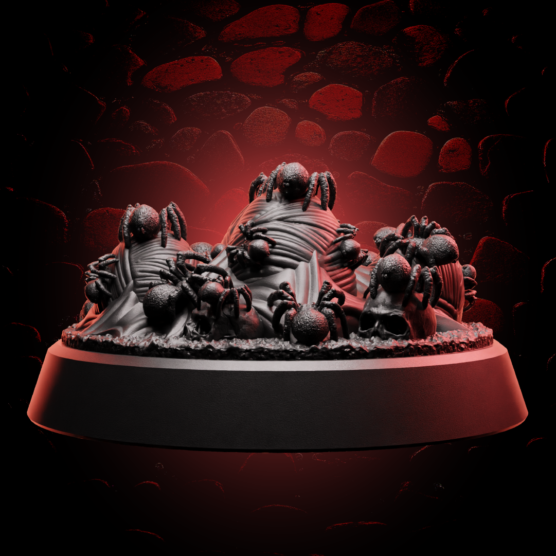 Spider Swarm (Qty: 3) | Small (1in base) - 5e