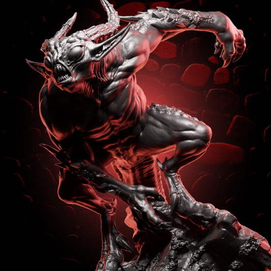 Demon Fiend | Medium (1in base) | 5e