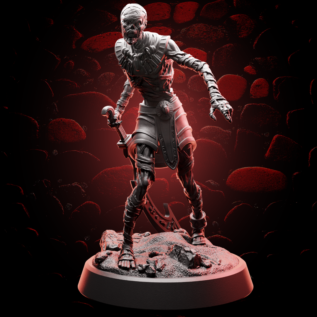 Mummy - Pose 3 - Medium (1in base)