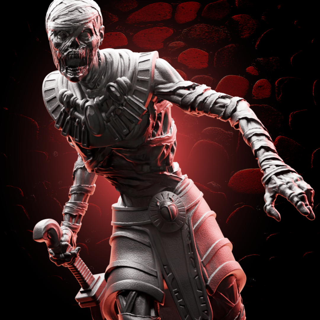 Mummy - Pose 3 - Medium (1in base)