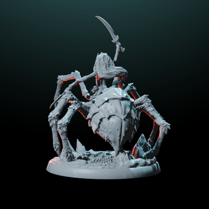 Female Drider Queen Miniature - Underdark Overlord | Helios Tabletop