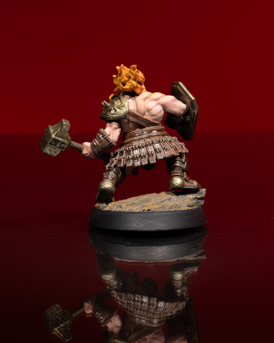 Dwarf Fighter - Hammer & Shield