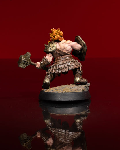 Dwarf Fighter - Hammer & Shield